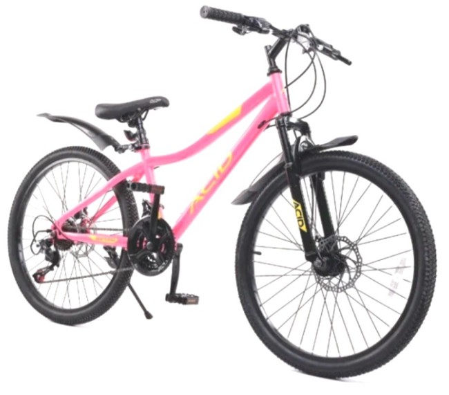Велосипед ACID 24 Q 245 D pink/yellow 13"