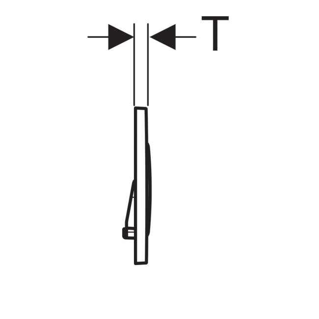 Клавиша смыва Geberit Sigma 20 (115.882.SN.1)