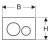 Клавиша смыва Geberit Sigma 20 (115.882.SN.1)