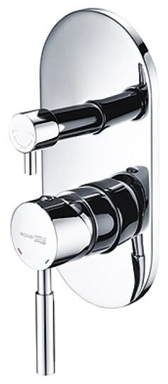 Смеситель для ванны и душа WasserKraft Main 4141 хром