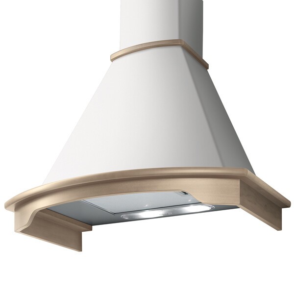 Каминная вытяжка Jetair Denver WH/A/90 T.Grezzo