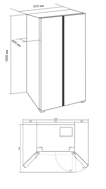 Холодильник Lex LSB 530 Sl GID