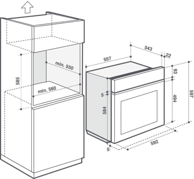 Встраиваемый электрический духовой шкаф Brandt BOH1325BB