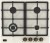 Встраиваемая газовая варочная панель Korting HG 661 CTB