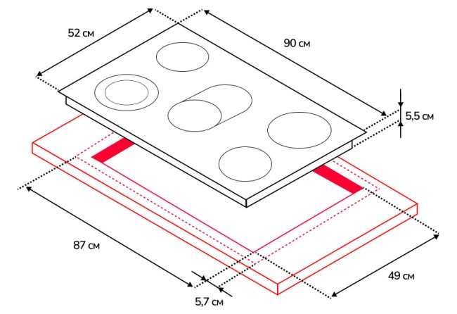 Встраиваемая электрическая варочная панель Simfer H90D15B072