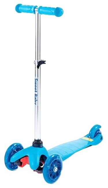 Самокат Sweet Baby Triplex Light Up 378465 blue