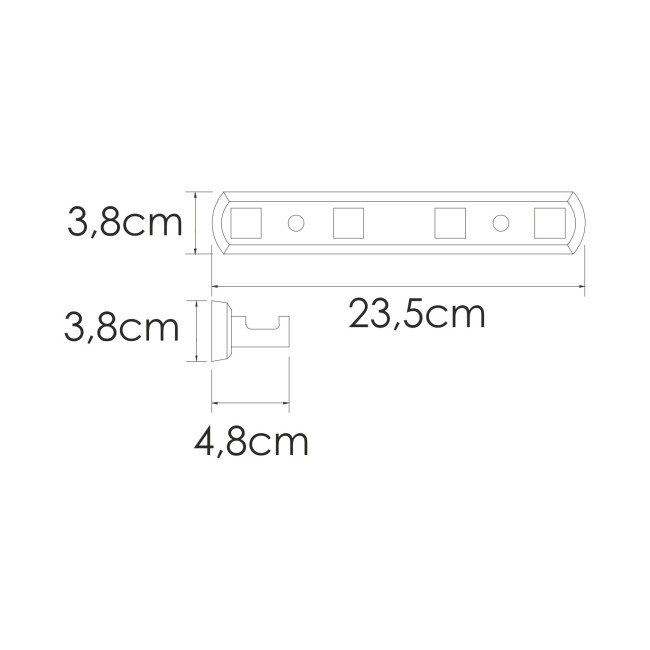 Кронштейн настенный WasserKraft Rhin K-8774 Кронштейн настенный WasserKraft Rhin K-8774