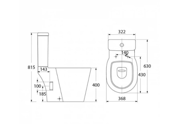 Унитаз Iddis Calipso CAL2DSEi24