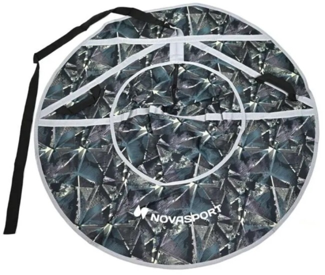 Тюбинг NovaSport CH030.110 серый/лесной камуфляж (без камеры)