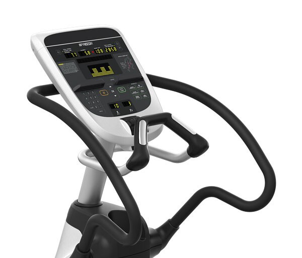 Эллиптический тренажер Precor EFX 833 V2 глянцевый серебряный металлик