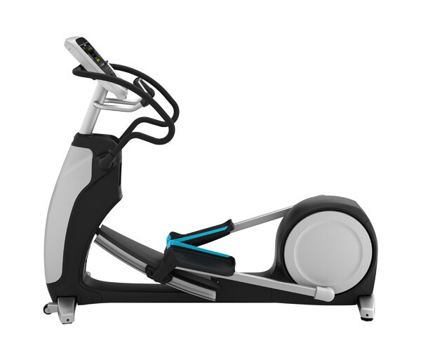 Эллиптический тренажер Precor EFX 833 V2 глянцевый серебряный металлик