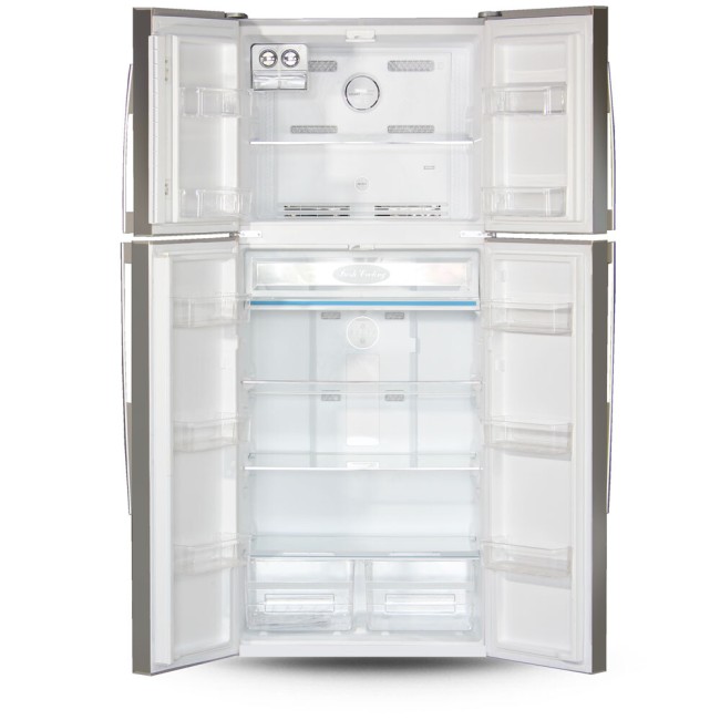 Холодильник Ginzzu NFK-590 стальной