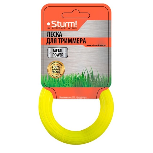 Леска для триммеров Sturm GT3535-4.0-S-15