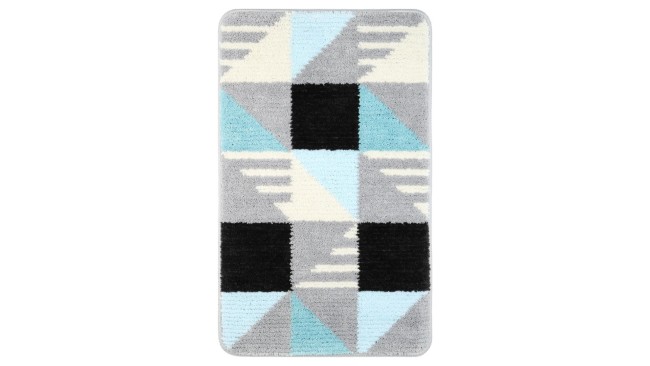 Коврик для ванной Fixsen Visa серо-бирюзовый (FX-5005Z) Коврик для ванной Fixsen Visa серо-бирюзовый (FX-5005Z)