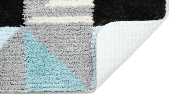 Коврик для ванной Fixsen Visa серо-бирюзовый (FX-5005Z) Коврик для ванной Fixsen Visa серо-бирюзовый (FX-5005Z)