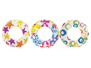 Круг надувной Intex 59241 Звездные кольца (3 вида)