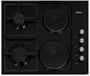 Встраиваемая комбинированная варочная панель Simfer H60Q22B516 Встраиваемая комбинированная варочная панель Simfer H60Q22B516