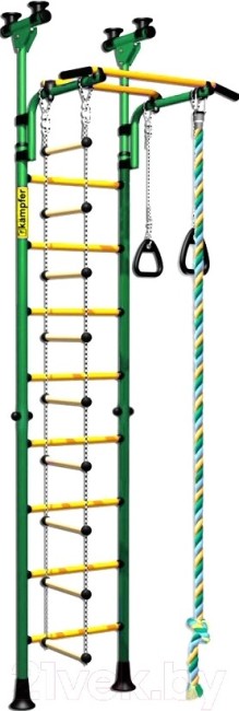 Шведская стенка Kampfer Strong kid Ceiling зеленый/желтый 52