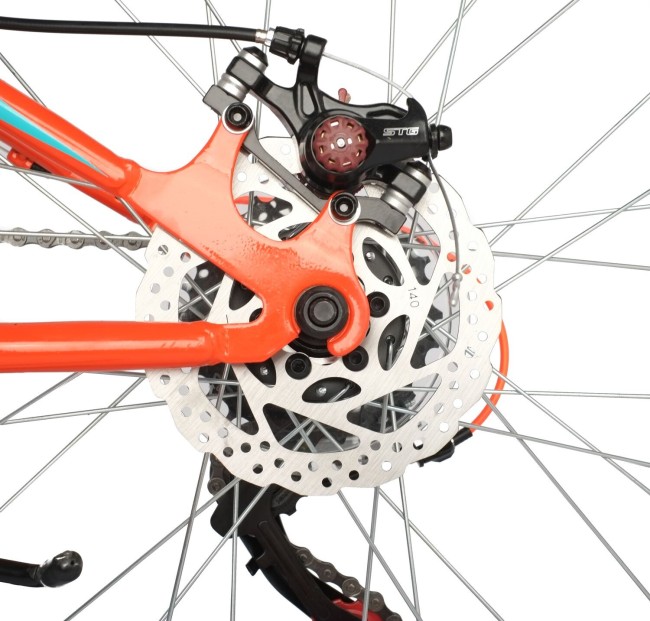 Велосипед Novatrack 24SH6SD.EXTREME.11OR21 оранжевый