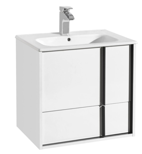 Тумба под раковину Aquaton Ривьера 60 (1A238801RVX20) белый матовый Тумба под раковину Aquaton Ривьера 60 (1A238801RVX20) белый матовый