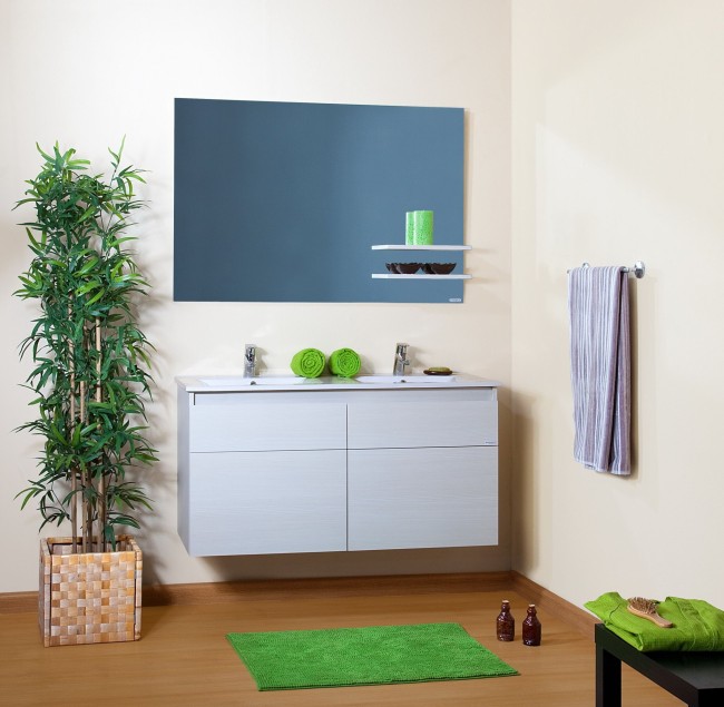 Зеркало Бриклаер Мадрид 120 светлая лиственница