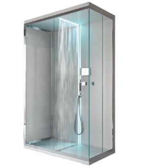 Душевая кабина Treesse SCURETTO 812 (B0510/CROLED/TREV80) белый/хром Душевая кабина Treesse SCURETTO 812 (B0510/CROLED/TREV80) белый/хром