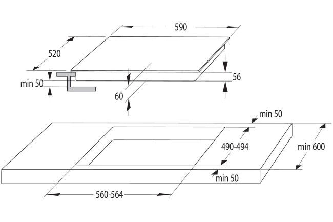 Встраиваемая индукционная варочная панель Gorenje GI6401BCE