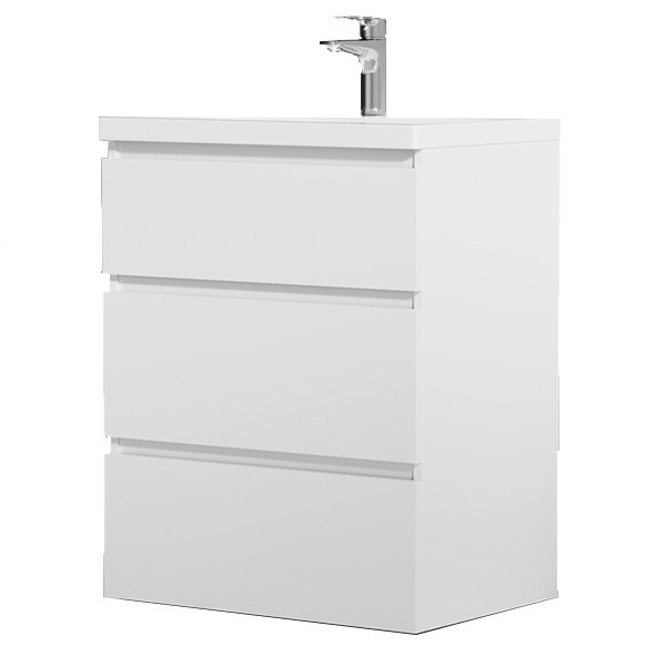 Тумба с раковиной AM.PM GEM S M91-FSX0602-WC0602WG Тумба с раковиной AM.PM GEM S M91-FSX0602-WC0602WG