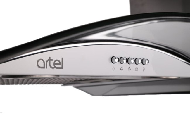 Каминная вытяжка Artel ART-1190 Rapido touch сталь Каминная вытяжка Artel ART-1190 Rapido touch сталь