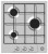 Встраиваемая газовая варочная панель Ardesia PFS 4030 X