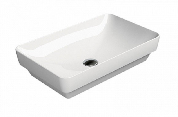 Раковина накладная GSI PURA (883711) белый