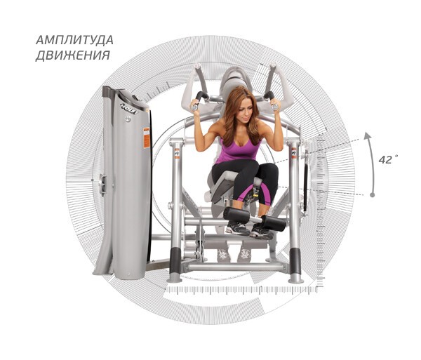 Силовой тренажер Hoist ROC-IT RS-1601 серебряный/синий Силовой тренажер Hoist ROC-IT RS-1601 серебряный/синий
