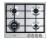 Встраиваемая газовая варочная панель Delonghi NSL 460 X