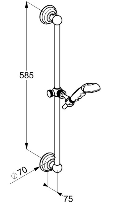 Душевой гарнитур Kludi Adlon (2710305)