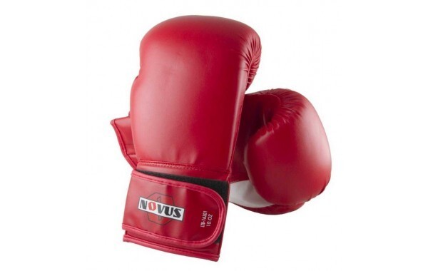 Перчатки боксерские Novus LTB-16301 8 oz S/M красный Перчатки боксерские Novus LTB-16301 8 oz S/M красный