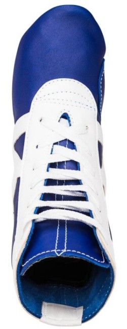 Обувь для самбо Rusco sport SM-0102 кожа синий 31