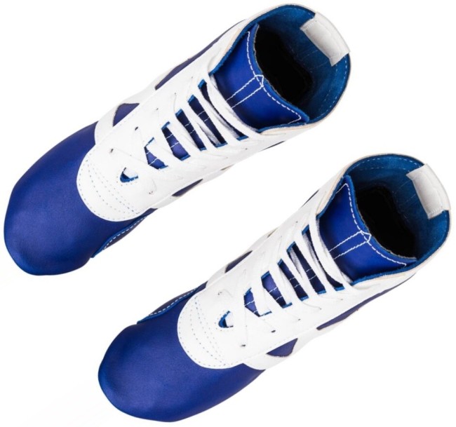 Обувь для самбо Rusco sport SM-0102 кожа синий 31