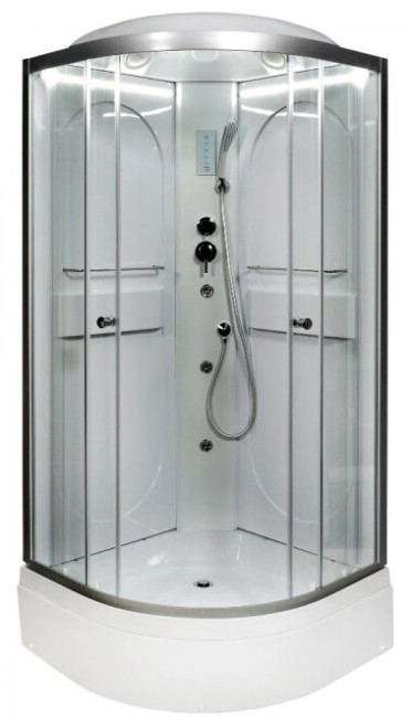 Душевая кабина Deto L580 LED с гидромассажем