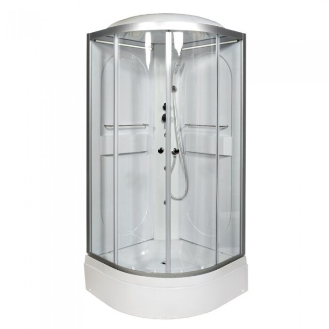 Душевая кабина Deto L580 LED с гидромассажем