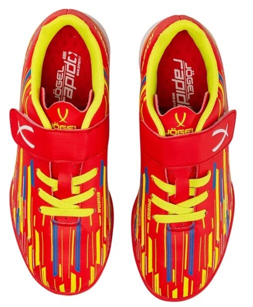 Бутсы Jogel Rapido JSH101-K 1/10 красный 28 Бутсы Jogel Rapido JSH101-K 1/10 красный 28