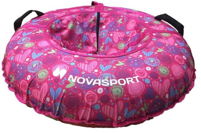 Тюбинг NovaSport CH030.080 бордовый/бордово-розовый (без камеры) Тюбинг NovaSport CH030.080 бордовый/бордово-розовый (без камеры)
