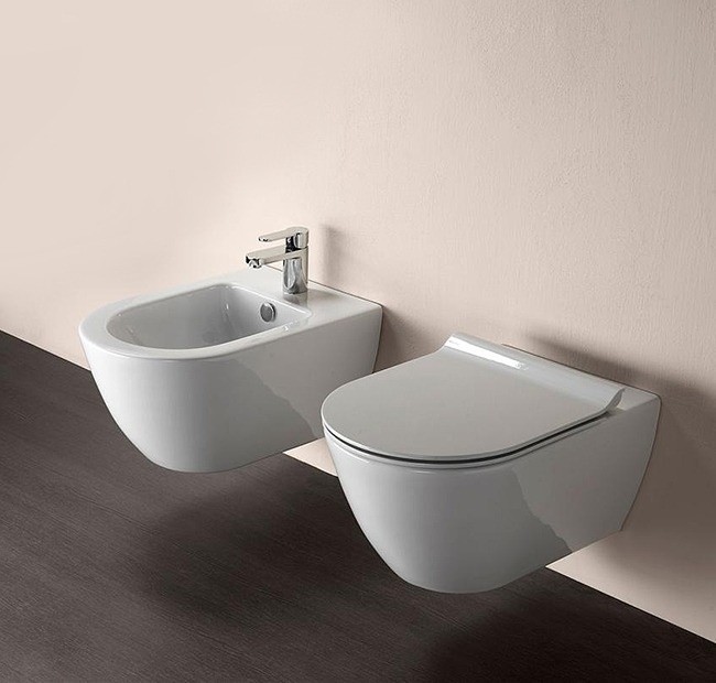 Биде подвесное GSI PURA (8865111) белый глянцевый