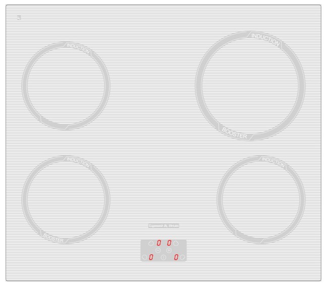 Встраиваемая индукционная варочная панель Zigmund & Shtain CIS 299.60 WX