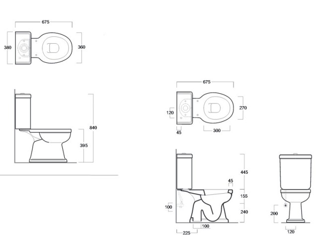 Чаша унитаза Simas LONDRA (LO921bia) белый