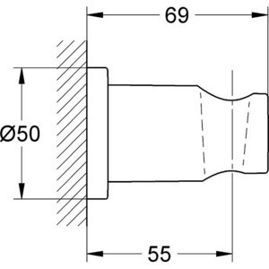 Держатель для душа Grohe Rainshower 27074000 Держатель для душа Grohe Rainshower 27074000