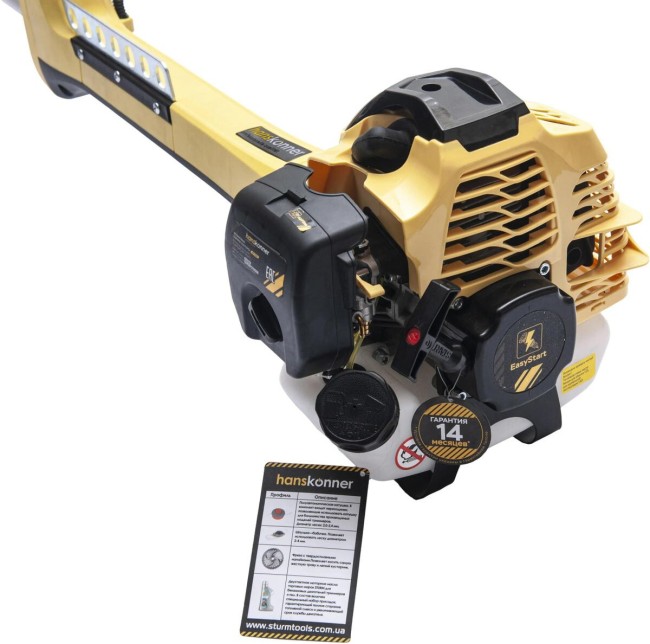 Триммер бензиновый Hanskonner HBT133D
