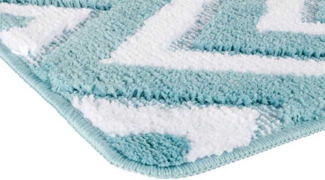 Коврик для ванной Fixsen River голубой (FX-5004C) Коврик для ванной Fixsen River голубой (FX-5004C)