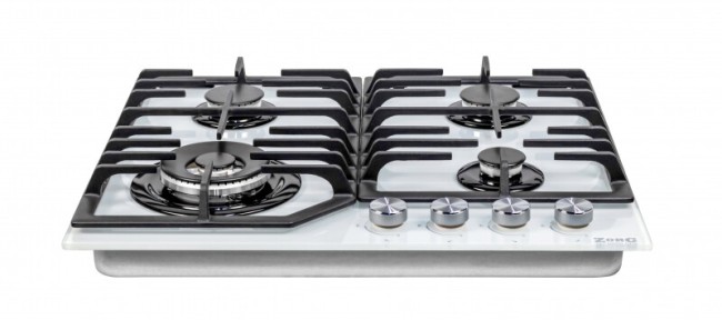 Встраиваемая газовая варочная панель ZorG BLC FDW white
