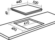 Встраиваемая газовая варочная панель MBS PG-452WH Встраиваемая газовая варочная панель MBS PG-452WH