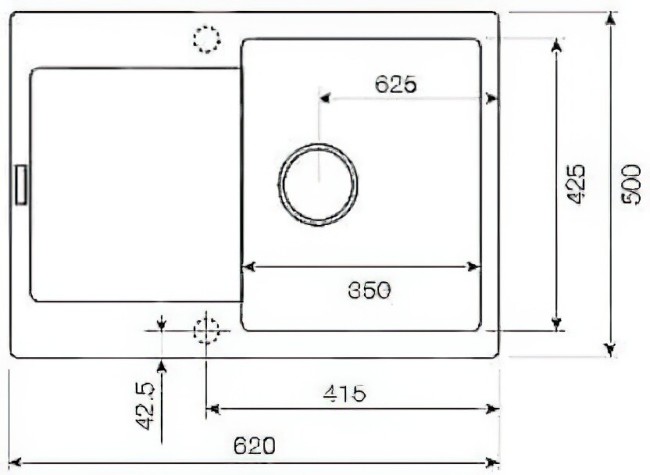 Кухонная мойка Kuppersberg Modena 1B1D BEIGE Кухонная мойка Kuppersberg Modena 1B1D BEIGE